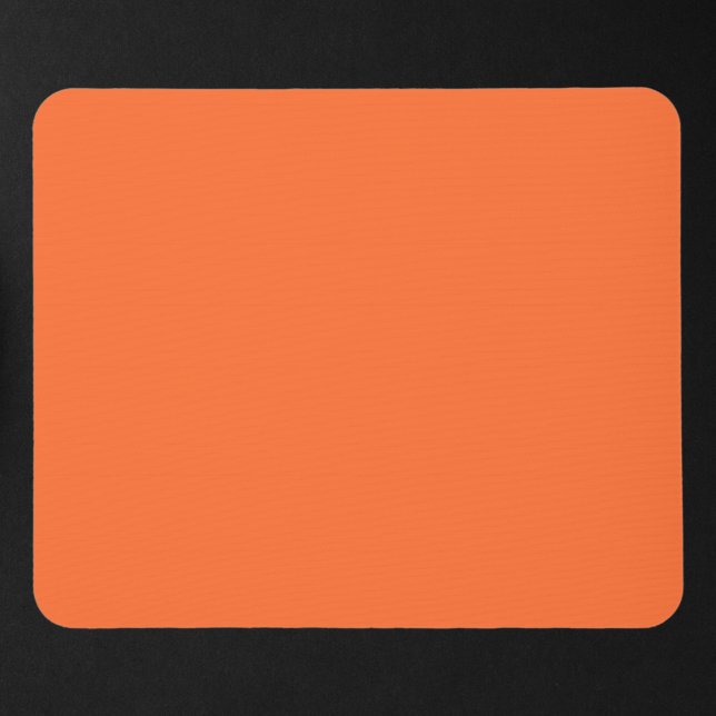 Burnt Orange Solid Colour Mouse Mat (Creator Uploaded)