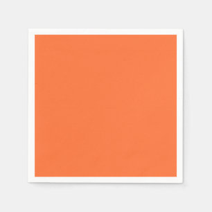 Burnt Orange Solid Colour Napkin