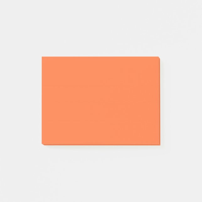 Burnt Orange Solid Colour Post-it Notes (Front)