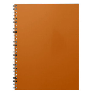 Burnt Orange Spiral Notebook