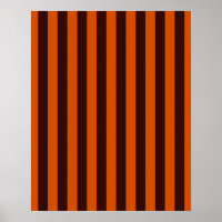 Burnt Orange Stripes Retro Style Customise This!