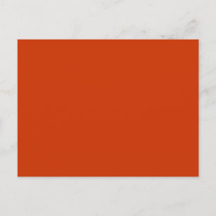 Burnt Orange Template Postcard