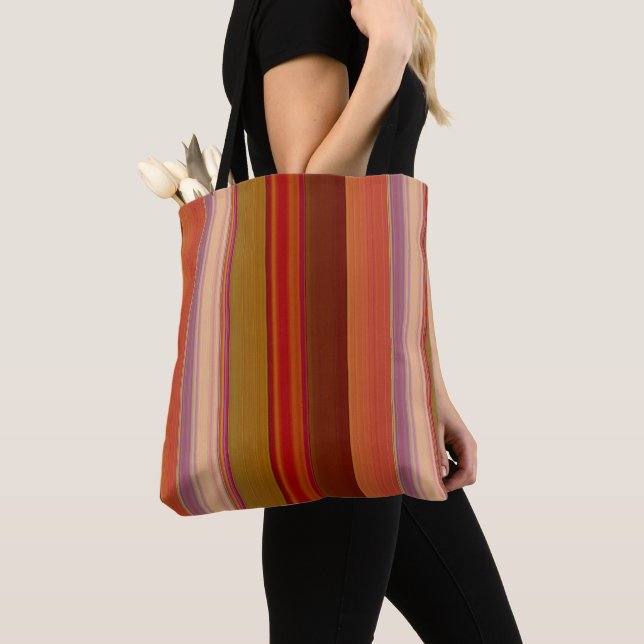 Burnt Orange Tote Bag (Close Up)