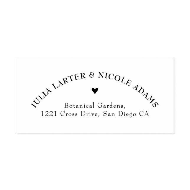 Burnt Orange Tropical Hibiscus Florals Wedding Self-inking Stamp (Design)