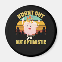 Burnt Out But Optimistic Marshmellow Camping Retro