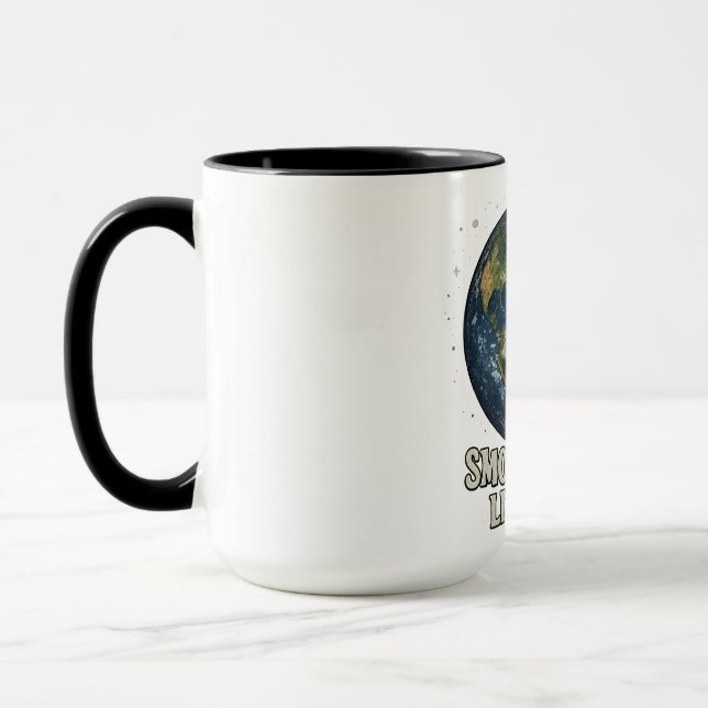 Burnt Out Planet Energy Mug (Left)