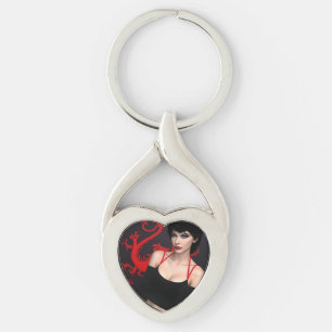 Burnt Out Souls metal keychain