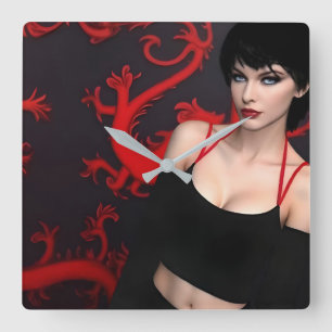 Burnt Out Souls wall clock