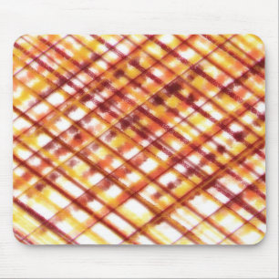 Burnt Plaid Mouse Mat