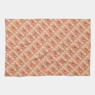 Burnt Plaid Tea Towel