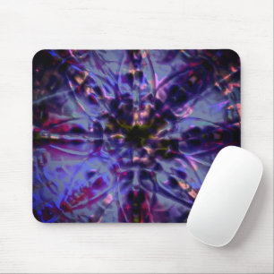 Burnt rough texture dark violet to stained purple  mouse mat