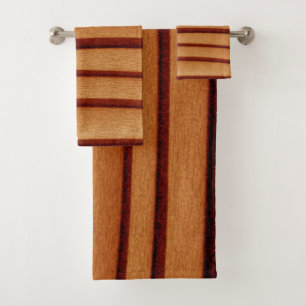 Burnt Rustic Orange Bathroom Towel Sets