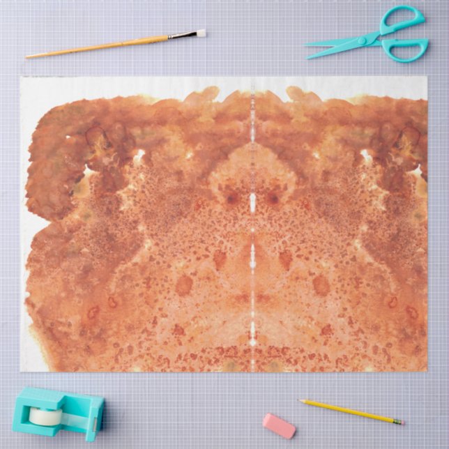 Burnt Saffron Quiet Tissue Paper (Craft)