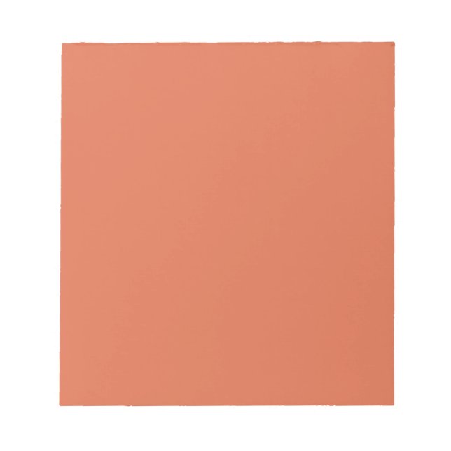 Burnt Sienna Notepad (Front)