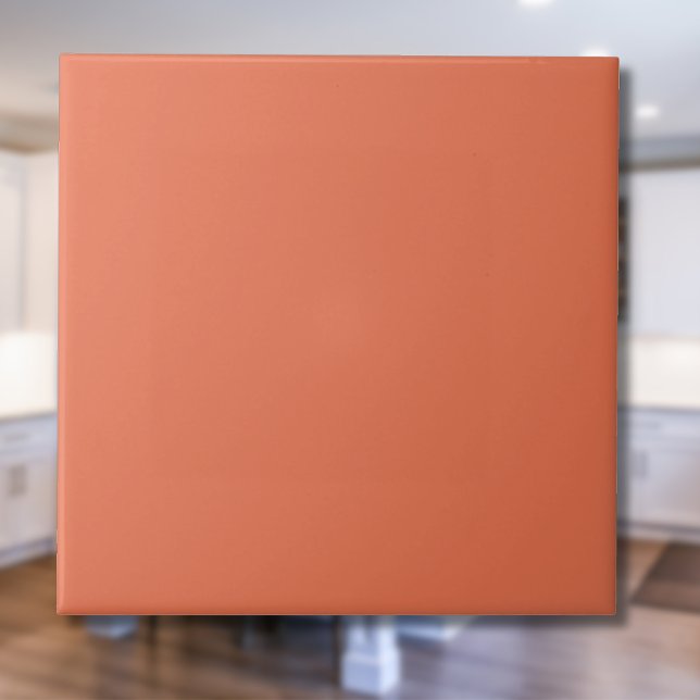 Burnt Sienna Solid Colour | Classic Elegant Tile (Creator Uploaded)