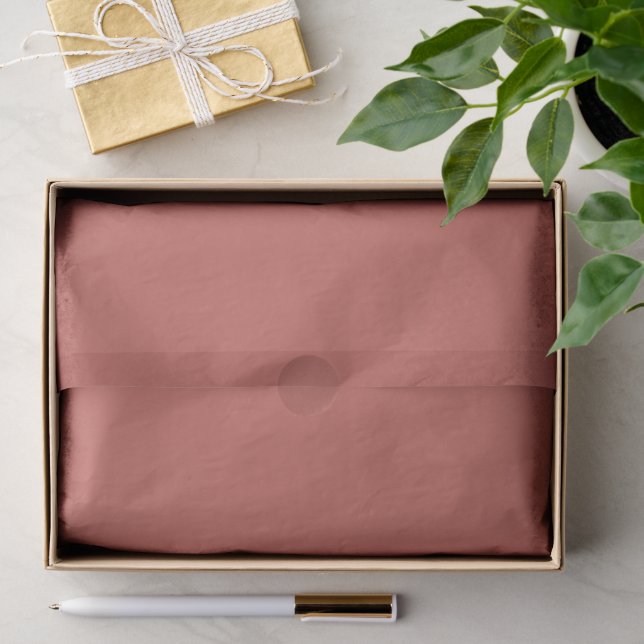 Burnt Sienna Spring And Summer Trending Color Tissue Paper (Gift)