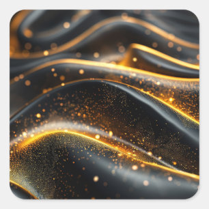 Burnt Steel Background Square Sticker