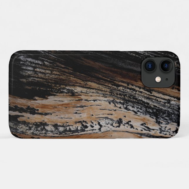 Burnt Tree Bark Texture Case-Mate iPhone Case (Back (Horizontal))