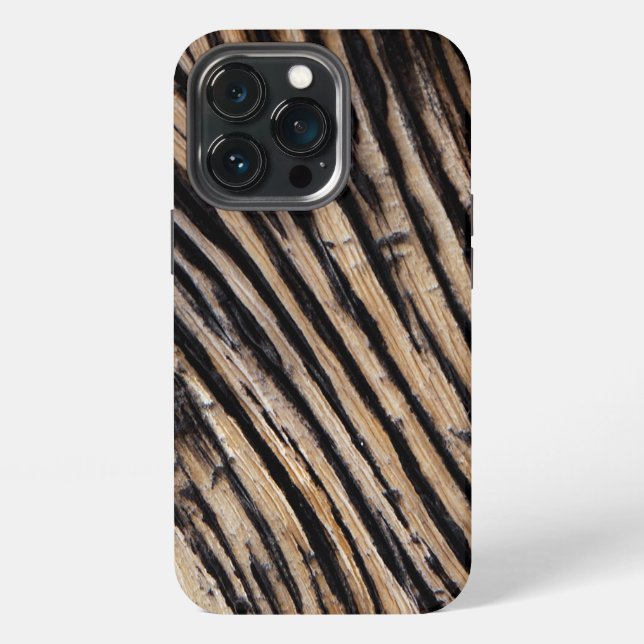 Burnt Tree Texture  iPhone Case (Back)