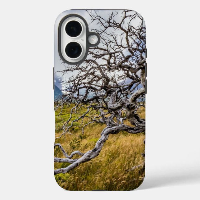 Burnt tree, Torres del Paine, Chile Case-Mate iPhone Case (Back)