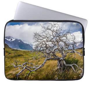Burnt tree, Torres del Paine, Chile Laptop Sleeve