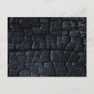 Burnt Wood Faux Texture Postcard