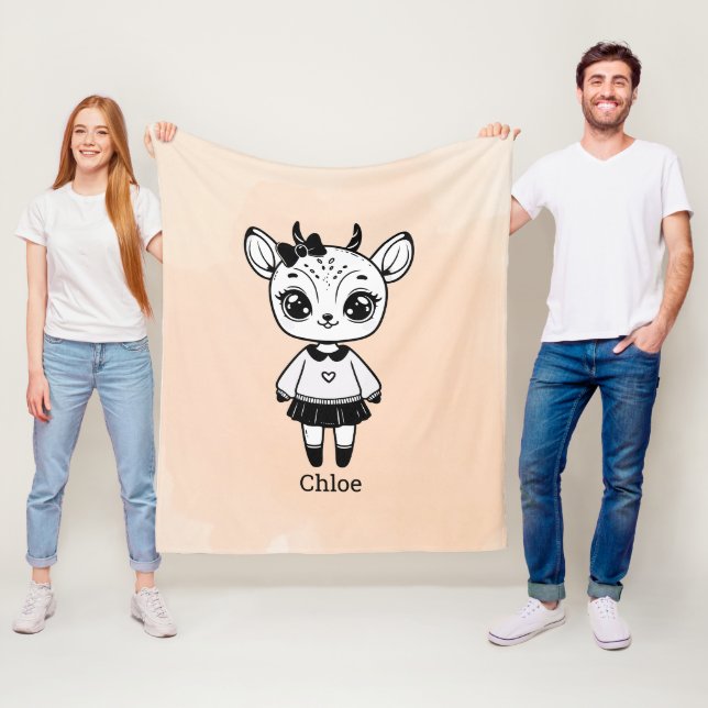 Burp Cloth Fleece Blanket (In Situ)