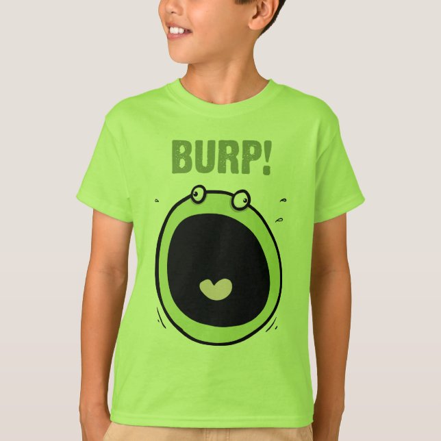 Burp Funny Kids Clothes T Shirt (Front)