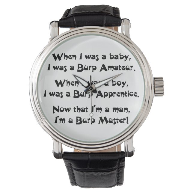 Burp Master Watch (Front)