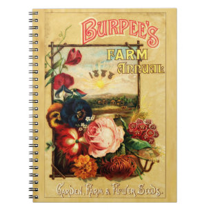 Burpee Seed Catalogue 1888 Notebook