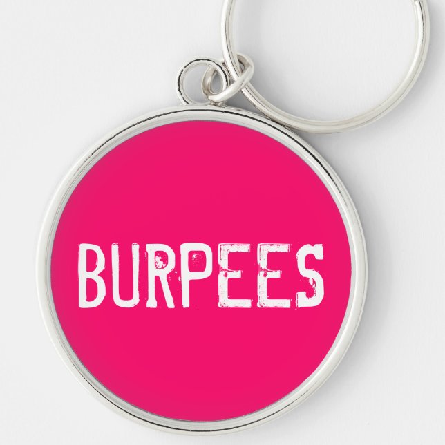 Burpees - Inspiration Key Ring (Front)