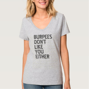 Burpees Women's Hanes Nano V-Neck T-Shirt