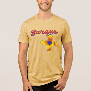 Burque Love Adult T-Shirt Tri-Blend Shirt