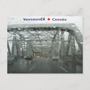 Burrard Bridge Vancouver Canada Postcard