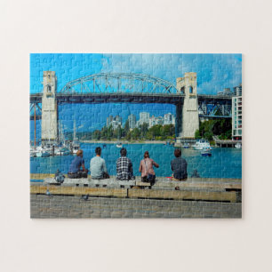 Burrard Street Bridge Vancouver. Jigsaw Puzzle