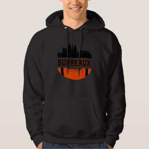 Burreaux Skyline Football For Men Women Hoodie