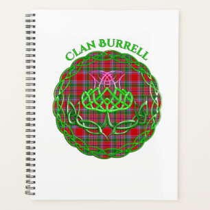 Burrell Scottish Tartan Celtic Thistle Planner