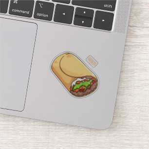 Burrito cartoon illustration