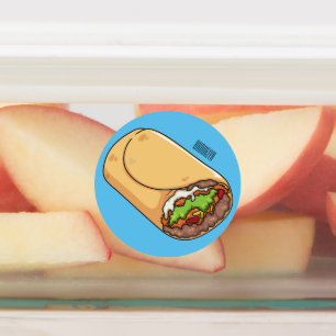 Burrito cartoon illustration