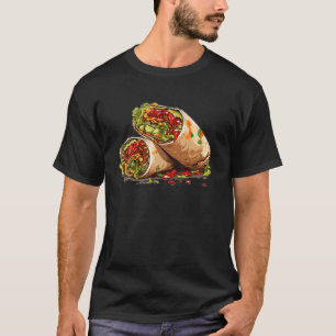 Burrito Lunch Time for Costume Food Lovers T Shirt