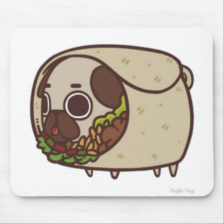 Burrito Pug Mousepad
