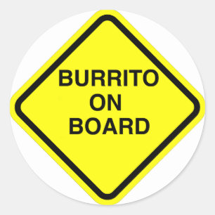 Burrito Sticker