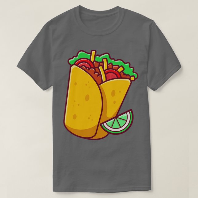 Burrito With Lemon T-Shirt (Design Front)