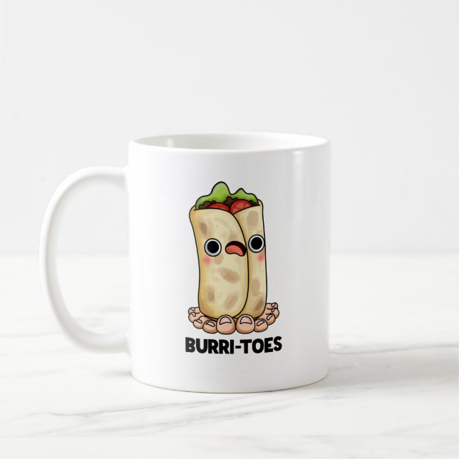 Burritoes Funny Burrito  Pun  Coffee Mug (Left)