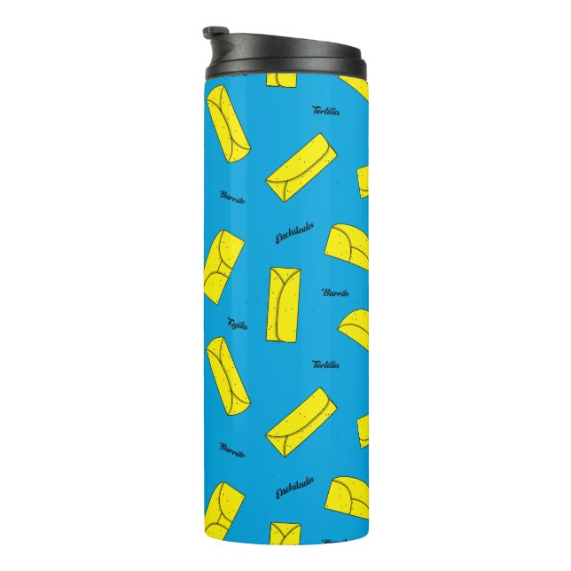 Burritos, Enchiladas, Tortillas, Fajitas Thermal Tumbler (Rotated Right)