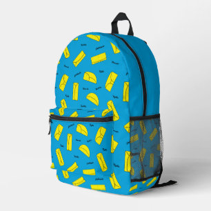 Burritos, Fajitas, Enchiladas Mexican Food Print Printed Backpack