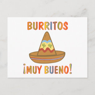 BURRITOS POSTCARD