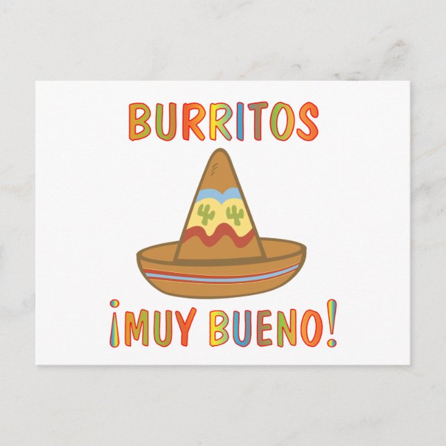 BURRITOS POSTCARD (Front)