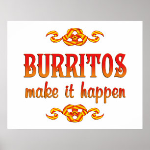 Burritos Poster