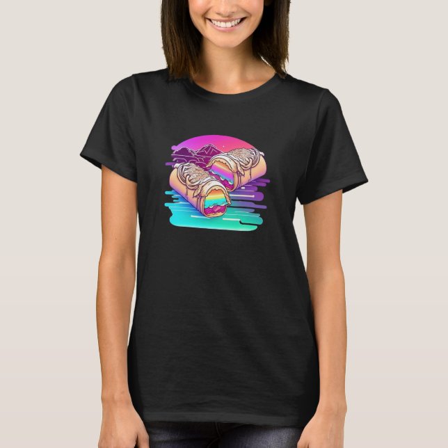 Burritos With a Futuristic Vibe for a Modern Twist T-Shirt (Front)